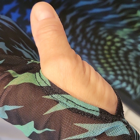 AFRM Multicolor Star and Stripe Long Sleeve Dress - Picture 11 of 12